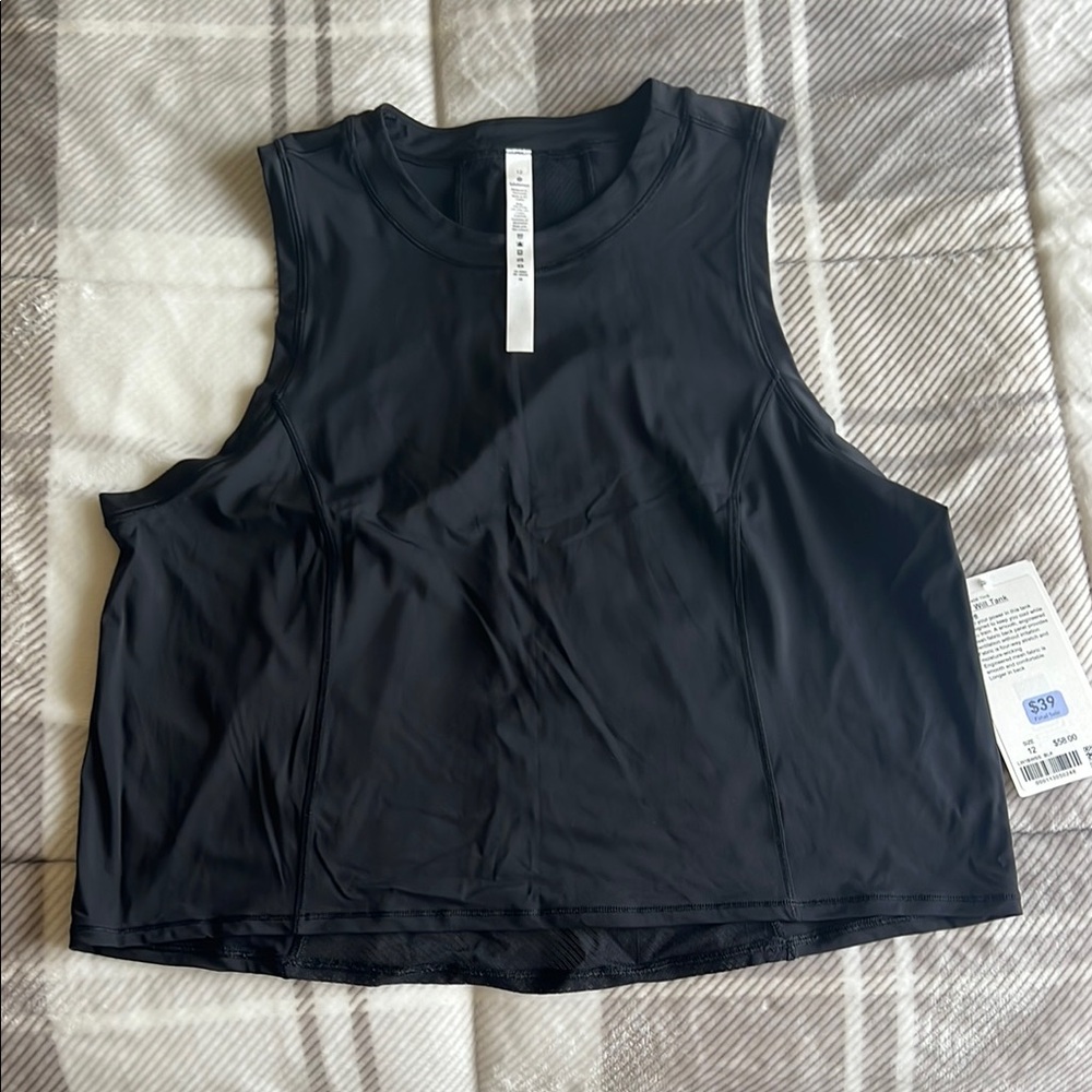 Lululemon black tank top